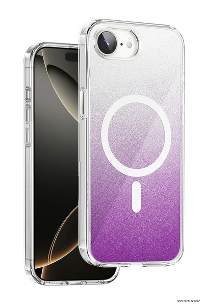 ONEGIF Spt-Gld iPhone 17E Sora Simli Magsafe Cover (21828) - Purple