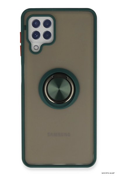 New Face Spt-Gld Galaxy A22 Case Montreal Silicone Cover with Ring (22753) - ...
