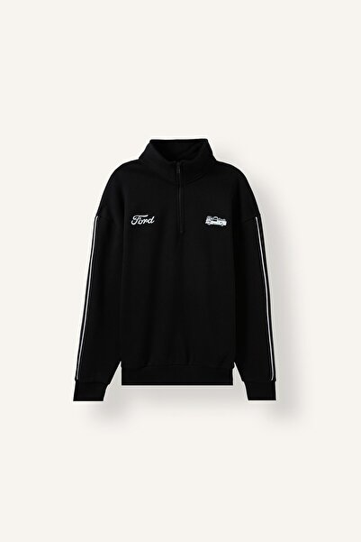 DeFacto Ford Motor Company Boxy Fıt Baskılı Kalın Sweatshirt H4141AX26AU