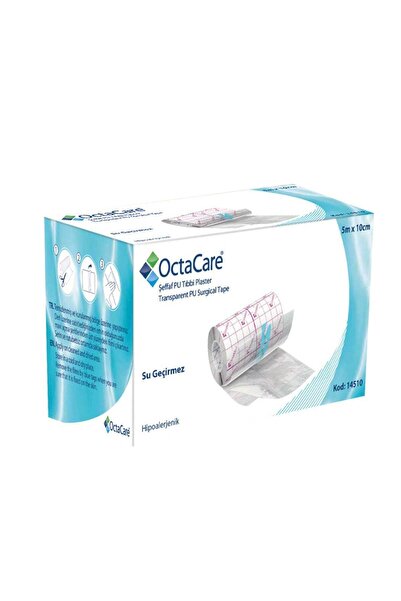 Medikaltec Şeffaf pu tıbbi su geçirmez banyo bandı 10mx15cm