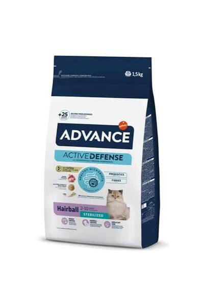 Tüy Yumağı Önleyici Hindi Etli Kısır Kedi Maması 1.5 Kg ( Hairball Actıve Defense Advance )