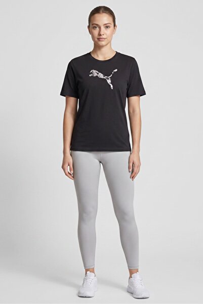 Puma 691821-01 تي شيرت نسائي من Ess Graphic Animal باللون الأسود