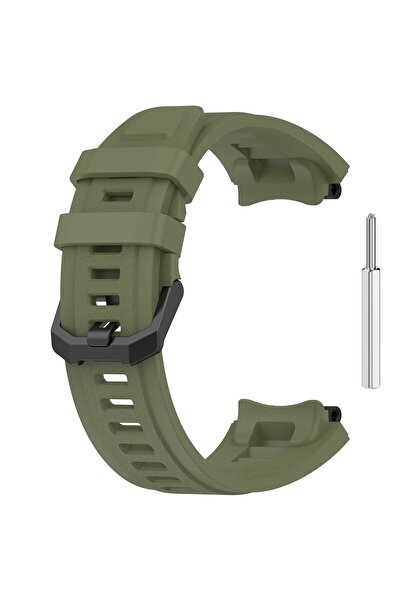 CaseOnn Amazfit T-Rex 2 ile Uyumlu Kordon Elite Flex Lüks Spor Silikon Kayış ...