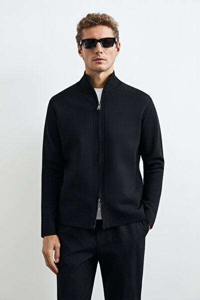 Lufian Enrico Men's Cardigan Black