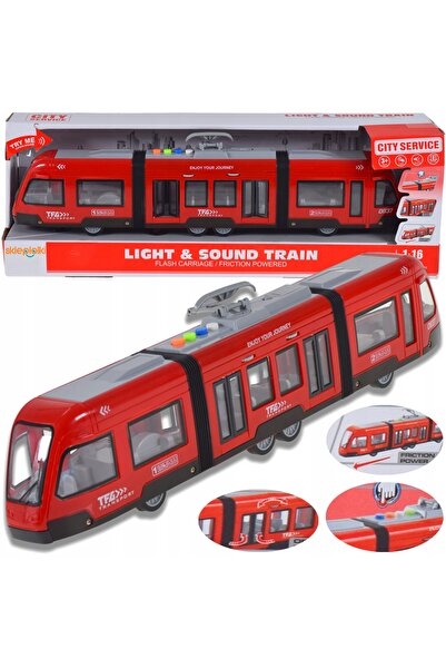 Skleplolki Tramvai urban articulat 1:16 cu lumini, sunete și uși mobile