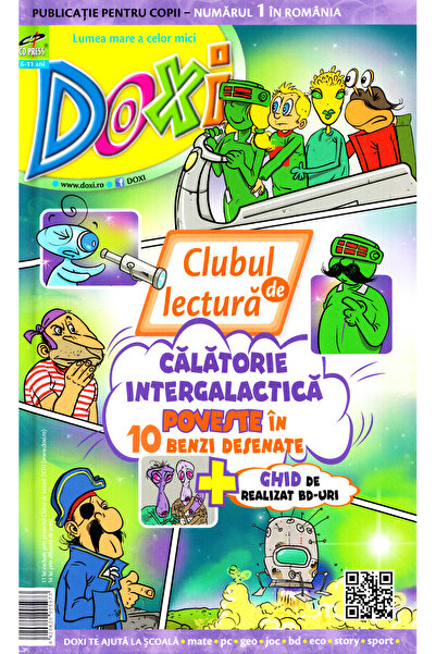 CD Press Doxi. Clubul de lectura: Calatorie intergalactica. Poveste in 10 ben...