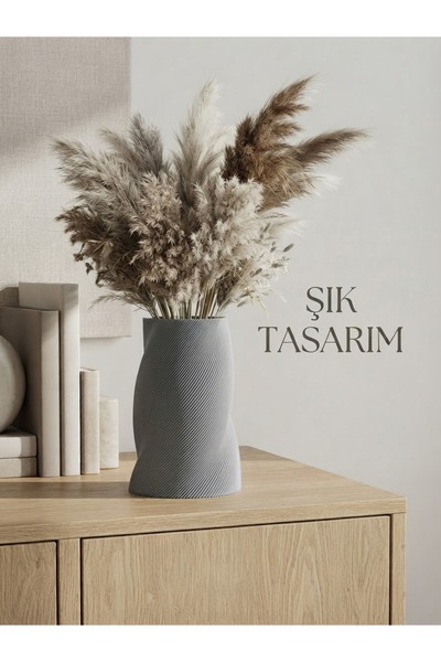 Genel Markalar Modern Tasarım Bükümlü Dekoratif Vazo