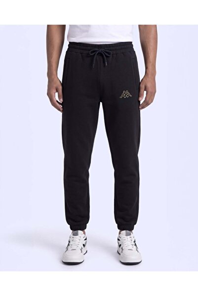 Kappa Authentic Olsix Tur Erkek Siyah Oversize Eşofman Altı