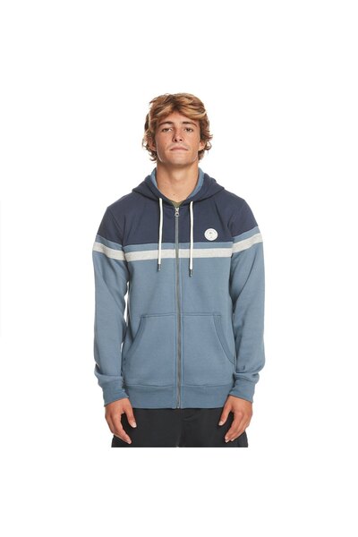 Quiksilver Ανδρικό Φούτερ Σερφ με Φερμουάρ και Κουκούλα S