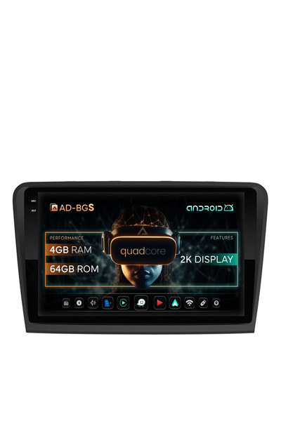 AutoDrop Андроид навигация за Шкода Суперб 2 (2008-2015), 10.36 инча, 4GB RAM...