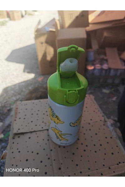 Lider MAGNESİA 304 PASLANMAZ ÇELİK ÇOCUK SU MATARASI 500ML PİPETLİ, SIZDIRMAZ KREŞ/OKUL SULUĞU ÖZEL FİGÜRLÜ