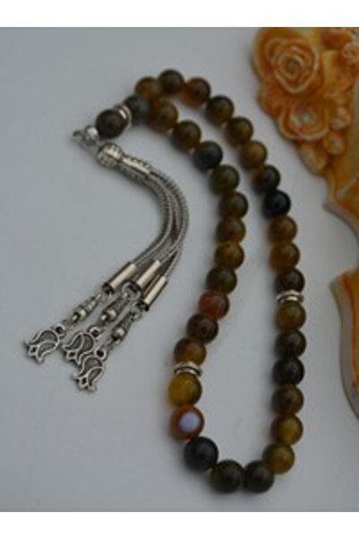 Stoneage Mixed Agate Stone Prayer Beads - Multi-Colored