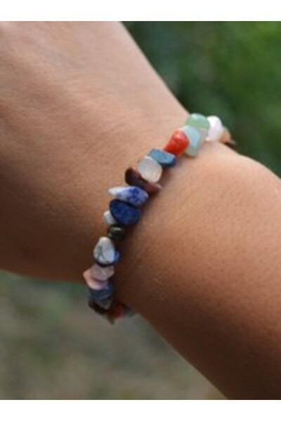 Stoneage Mixed Natural Stone Bracelet - Colorful -