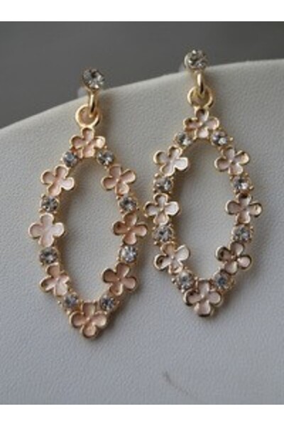 Stoneage Mineli Shuttle Earrings - Beige -