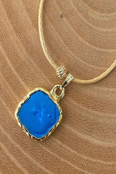 Shepidi Adjustable Rope Necklace with Gold Colored Object