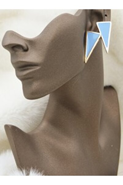 Stoneage Triangle earrings - turquoise -