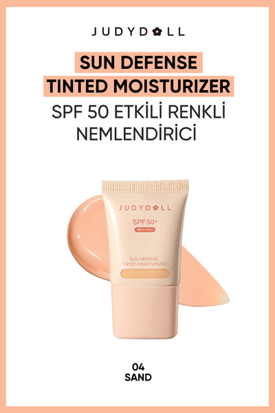 JUDYDOLL Sun Defense Tinted Moisturizer SPF50+ PA++++ Renkli Nemlendirici 04 ...