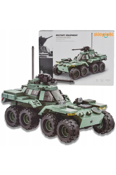 Skleplolki Set de construcție vehicul militar de recunoaștere, 339 de piese