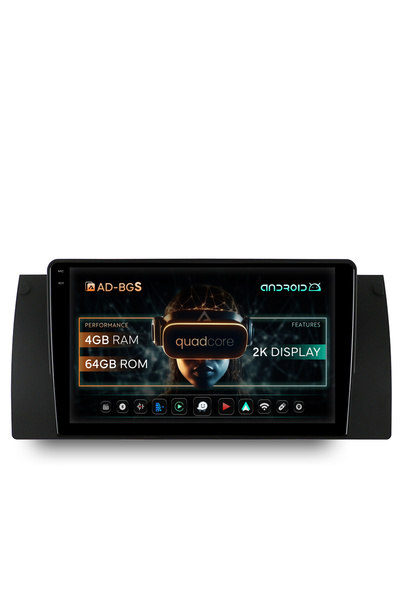 AutoDrop Σύστημα Πλοήγησης Android για BMW E39/E53/E38, 9,5 ιντσών, 4GB RAM, ...