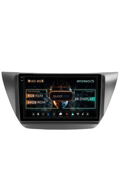 AutoDrop Navigatie Android Mitsubishi Lancer (2003-2007), 9.5 inch, 4GB RAM, ...