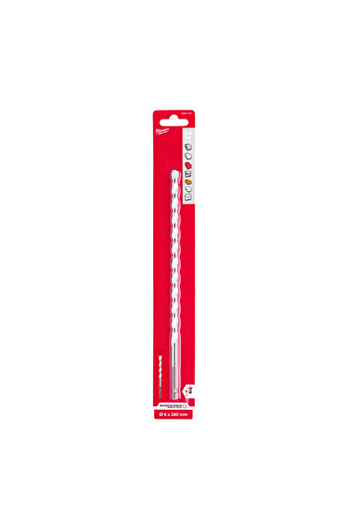 Milwaukee 8. 0X200 mm Hex Girişli Multi Beton Matkap Ucu - T4932471105