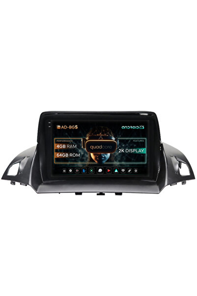 AutoDrop Σύστημα πλοήγησης Android για Ford Kuga / C-Max (2013-2018), 9,5 ιντ...
