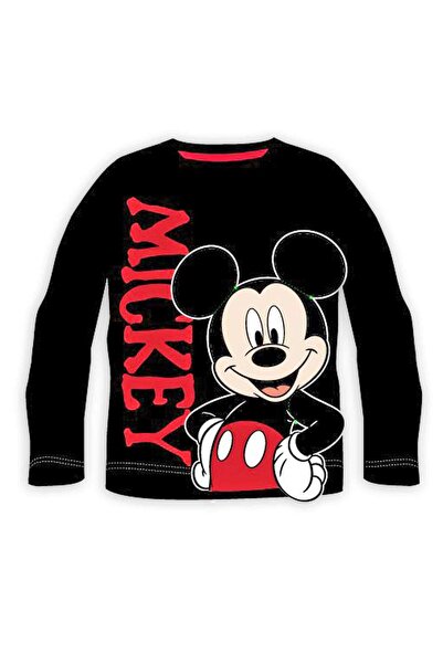 Disney Mickey Bluza neagra, 100% bumbac