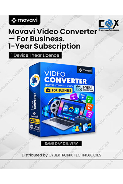 movavi Video Converter For Business | 1 Device for 1 Year | Digital License |...