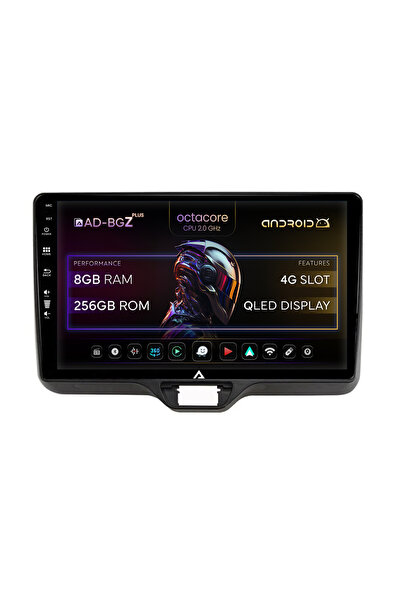 AutoDrop Андроид навигация за Тойота Ярис (2020), 10.1 инча, 8GB RAM, 256GB ROM