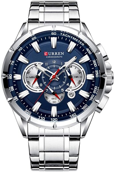 Curren 8363 Men's Stainless Steel Sport Quartz Watch