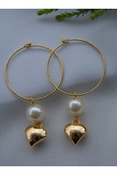 Stoneage Earrings - Gold Color -