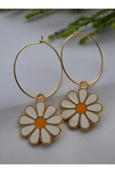 Stoneage Earrings - Gold Color -