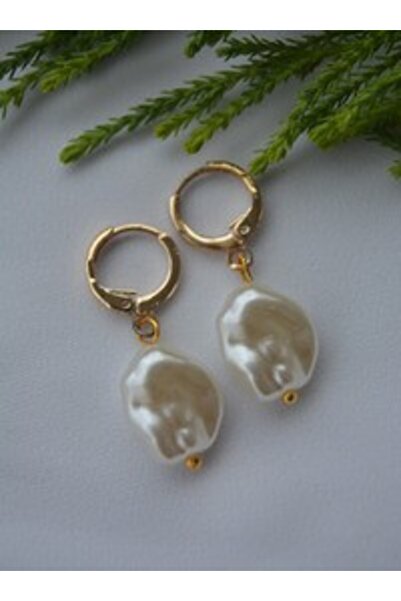 Stoneage Earrings - Gold Color -