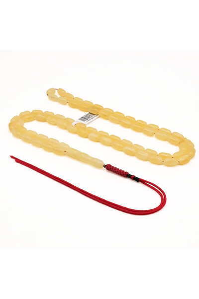Generic Brand Baltic Amber Prayer Beads – 69 Beads, 6.5–12mm Butterscotch Bar...