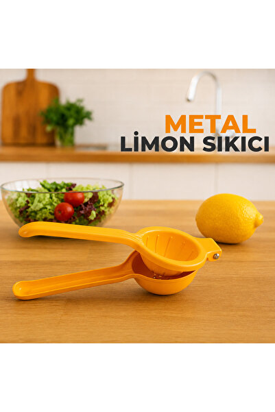 SHARI Metal Limon Sıkacağı Manuel Limon Presi Narenciye Sıkacağı Pratik El Tipi