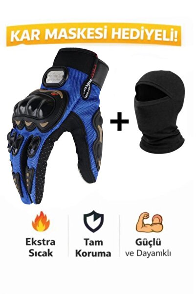 SINGLE SWORD Sertifikalı yasaya uygun PRO BİKER Tam Parmak Motosiklet Eldiven...