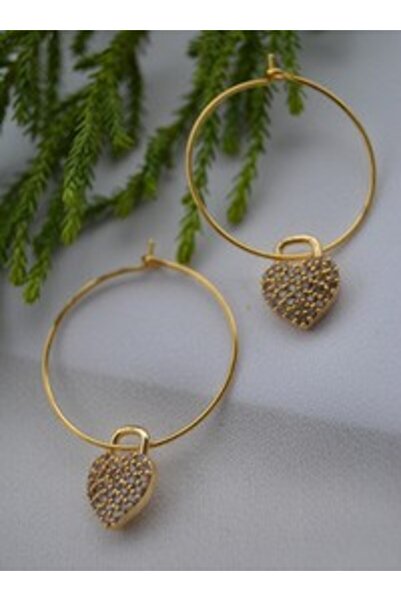 Stoneage Earrings - Gold Color -