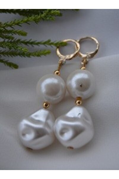 Stoneage Earrings - Gold Color -