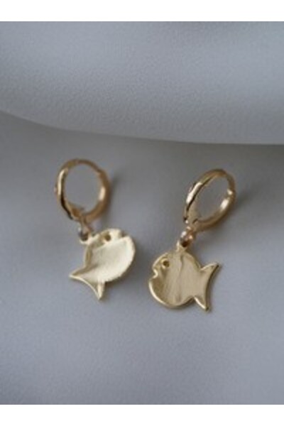 Stoneage Earrings - Gold Color -