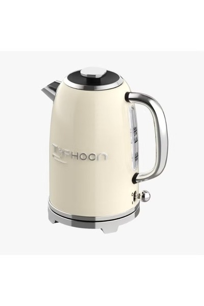 Typhoon Ty-01-001 Ow Electric Kettle, 2200 Watts, 1.8 Liters - Off White