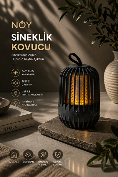 NOY Sineklik Kovucu Led Işıklı Sineksavar Fener