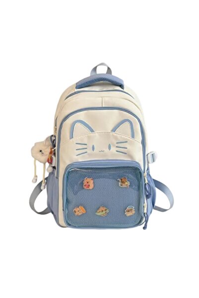 OEM Rucsac Ita cu pisică Kawaii și spațiu pentru pinuri, Rucsac Ita cu pisică...