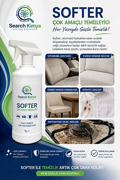 SOFTER LEKE VE YAĞ SÖKÜCÜ