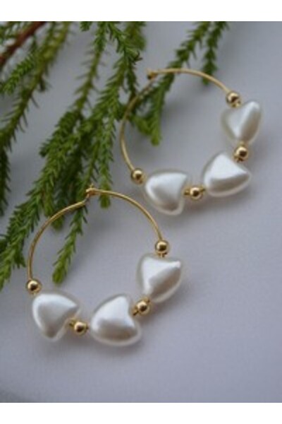 Stoneage Earrings - Gold Color -