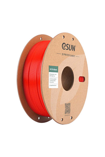 eSun PETG Βασικό Κόκκινο 1.75mm 1kg Με χάρτινη βάση/καρούλι