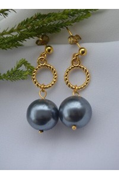 Stoneage Earrings - Gold Color -