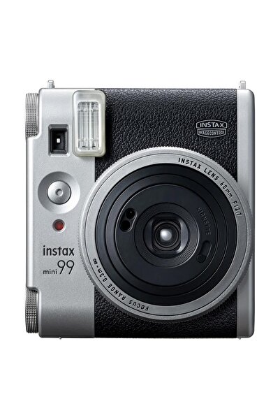 Fujifilm Instax Mini 99 Silver Fotoğraf Makinesi Deri Çanta Albüm Kıskaç ve 20'li Film Hediye Seti