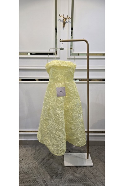 GORI FASHION Lemon Evening Dress for the Elderly