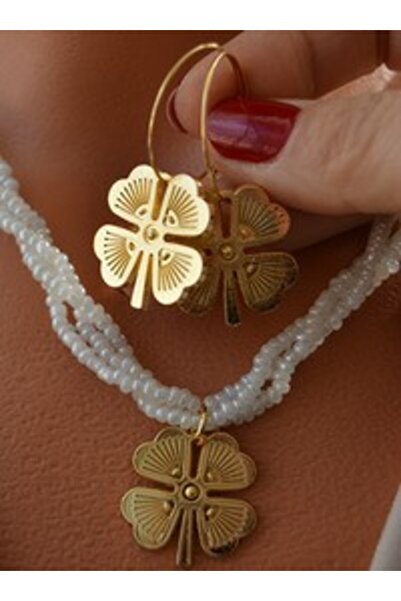 Stoneage Jewelry set - gold color -