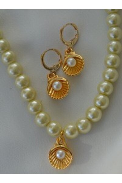 Stoneage Jewelry set - gold color -